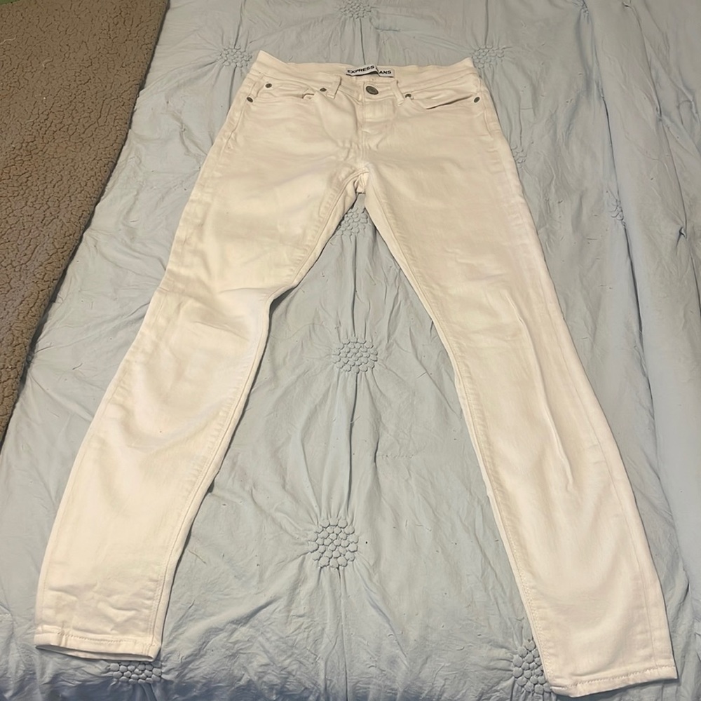 Express White Skinny Jeans